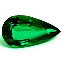 2.74 ct Pear Green Natural Emerald