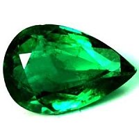 1.63 ct Pear Green Natural Emerald