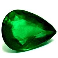 4.11 ct Pear Green Natural Emerald
