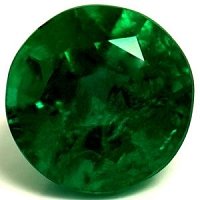 2.00 ct Round Green Natural Emerald