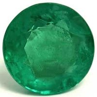 4.03 ct Round Green Natural Emerald