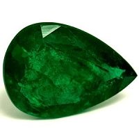 2.88 ct Pear Green Natural Emerald