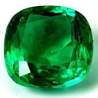 1.98 ct Cushion Green Natural Emerald