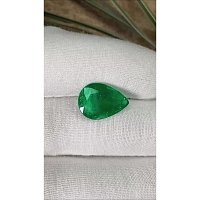 5.04 ct Pear Green Natural Emerald