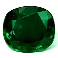 6.37 ct Cushion Green Natural Emerald