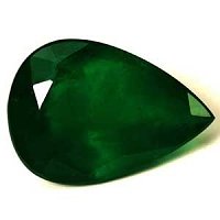 2.57 ct Pear Green Natural Emerald