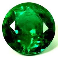 1.07 ct Round Green Natural Emerald