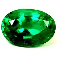 0.93 ct Oval Green Natural Emerald