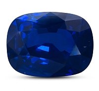 6.29 ct Cushion Blue Natural Sapphire