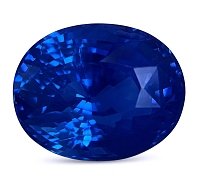 5.37 ct Oval Blue Natural Sapphire