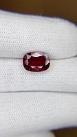 3.03 ct Cushion Red Natural Ruby