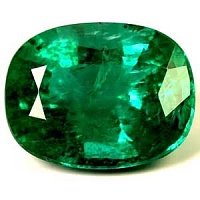 2.63 ct Cushion Green Natural Emerald