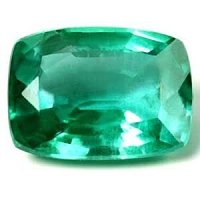2.18 ct Cushion Green Natural Emerald