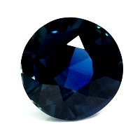 1.11 ct Round Blue Natural Sapphire