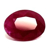2.25 ct Oval Red Natural Ruby