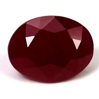 3.51 ct Oval Red Natural Ruby