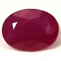 1.87 ct Oval Red Natural Ruby