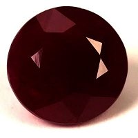 6.47 ct Round Red Natural Ruby