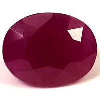 7.21 ct Oval Red Natural Ruby