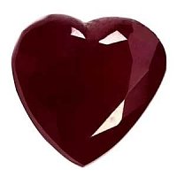 1.49 ct Heart Red Natural Ruby