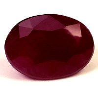4.63 ct Oval Red Natural Ruby