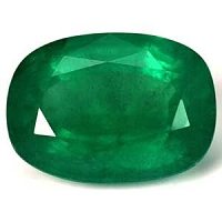 7.53 ct Cushion Green Natural Emerald