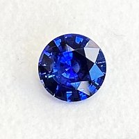 1.61 ct Round Blue Natural Sapphire