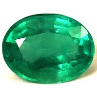 2.20 ct Oval Green Natural Emerald