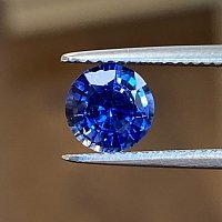 1.56 ct Round Blue Natural Sapphire