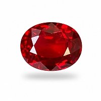 2.20 ct Oval Red Natural Ruby