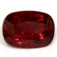 1.17 ct Cushion Red Natural Ruby