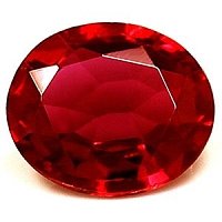 0.60 ct Oval Red Natural Ruby
