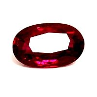 0.44 ct Oval Red Natural Ruby