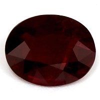0.87 ct Oval Red Natural Ruby