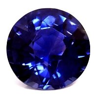 3.21 ct Round Purple Natural Sapphire