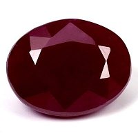 4.16 ct Oval Red Natural Ruby