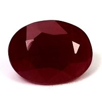 2.47 ct Oval Red Natural Ruby