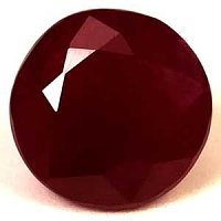 1.07 ct Round Red Natural Ruby