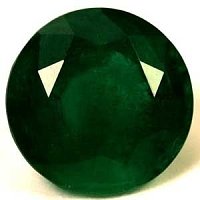 3.03 ct Round Green Natural Emerald