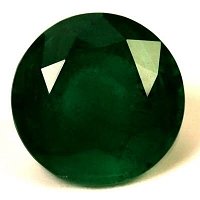 3.03 ct Round Green Natural Emerald