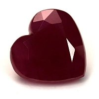 3.13 ct Heart Red Natural Ruby