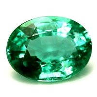 1.13 ct Oval Green Natural Emerald