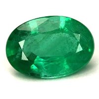1.65 ct Oval Green Natural Emerald