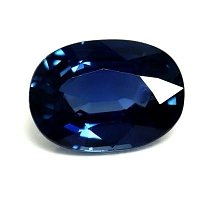 1.00 ct Oval Blue Natural Sapphire