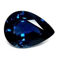 0.94 ct Pear Blue Natural Sapphire