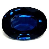 1.05 ct Oval Blue Natural Sapphire