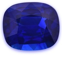17.17 ct Cushion Blue Natural Sapphire