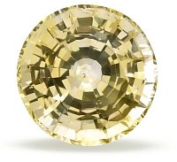 11.09 ct Round Yellow Natural Sapphire