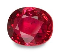 2.02 ct Oval Red Natural Ruby