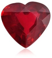 8.01 ct Heart Red Natural Ruby